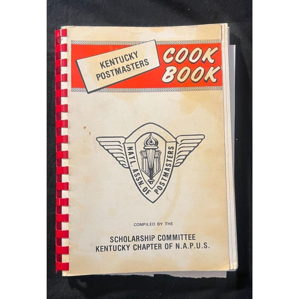 KENTUCKY Natl. Assn. of POSTMASTERS rare vtg Spiral Bound Cookbook - 1980